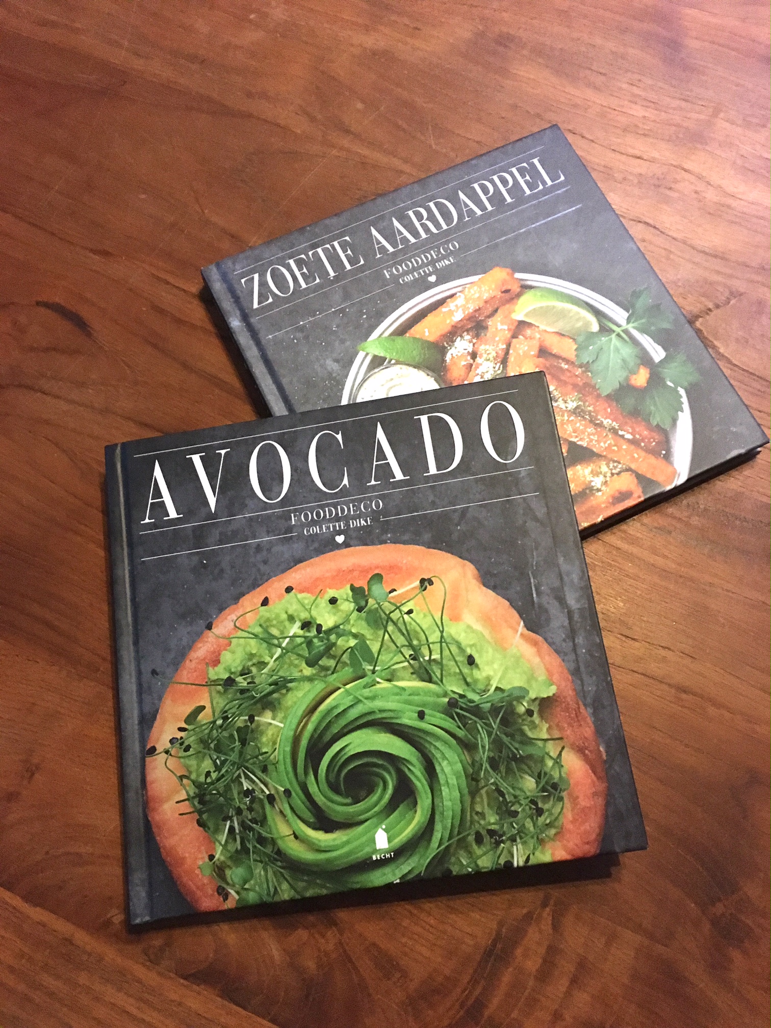 Zoete aardappel en avocado, kookboekjes van Fooddeco