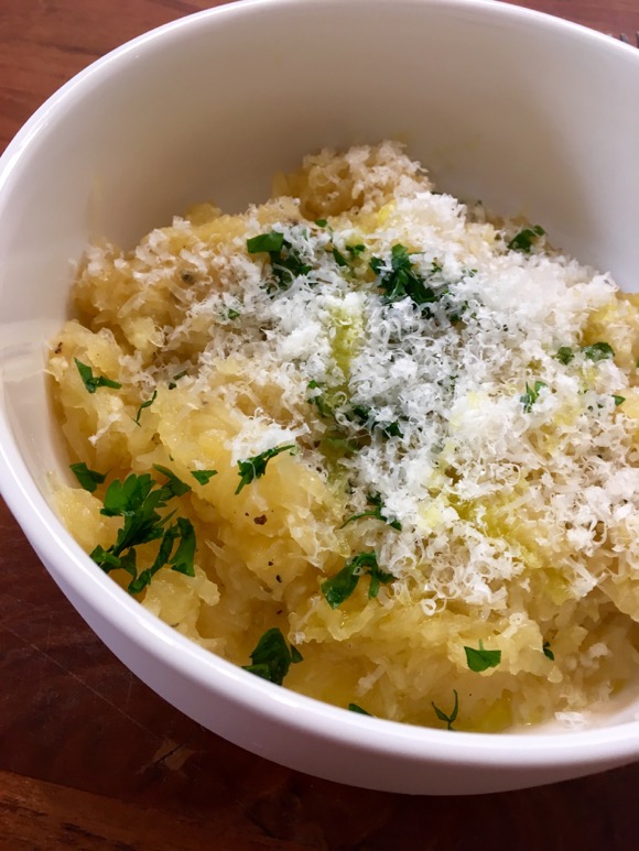 pompoenspaghetti cacio e pepe