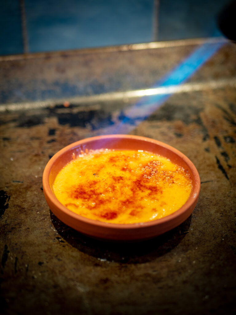 spicy feta brûlée