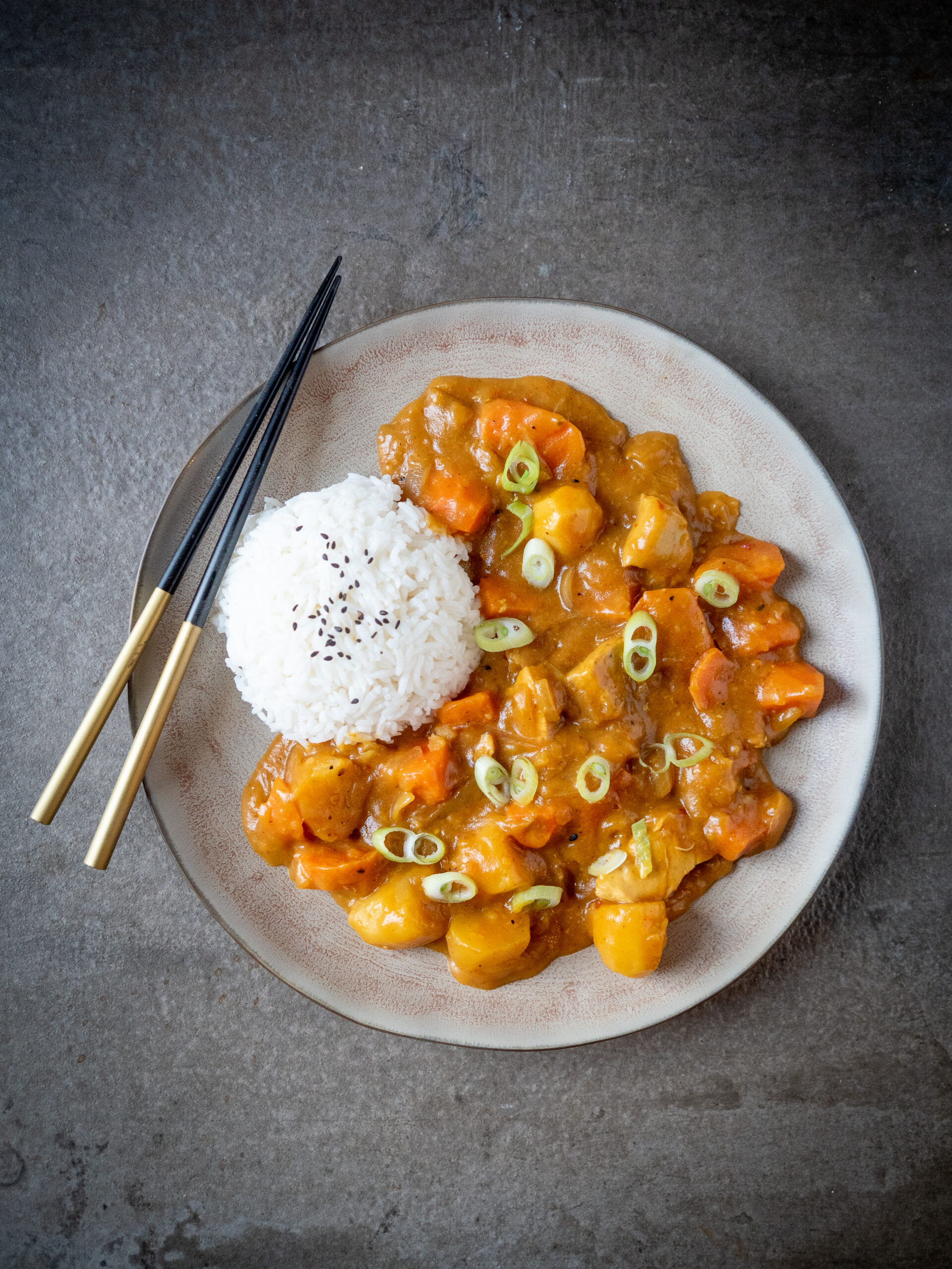 Karē, Japanse curry met kip