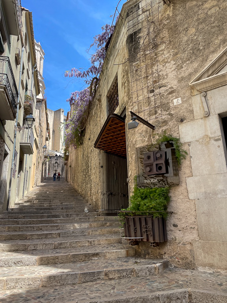 Pittoreske straatjes in Girona