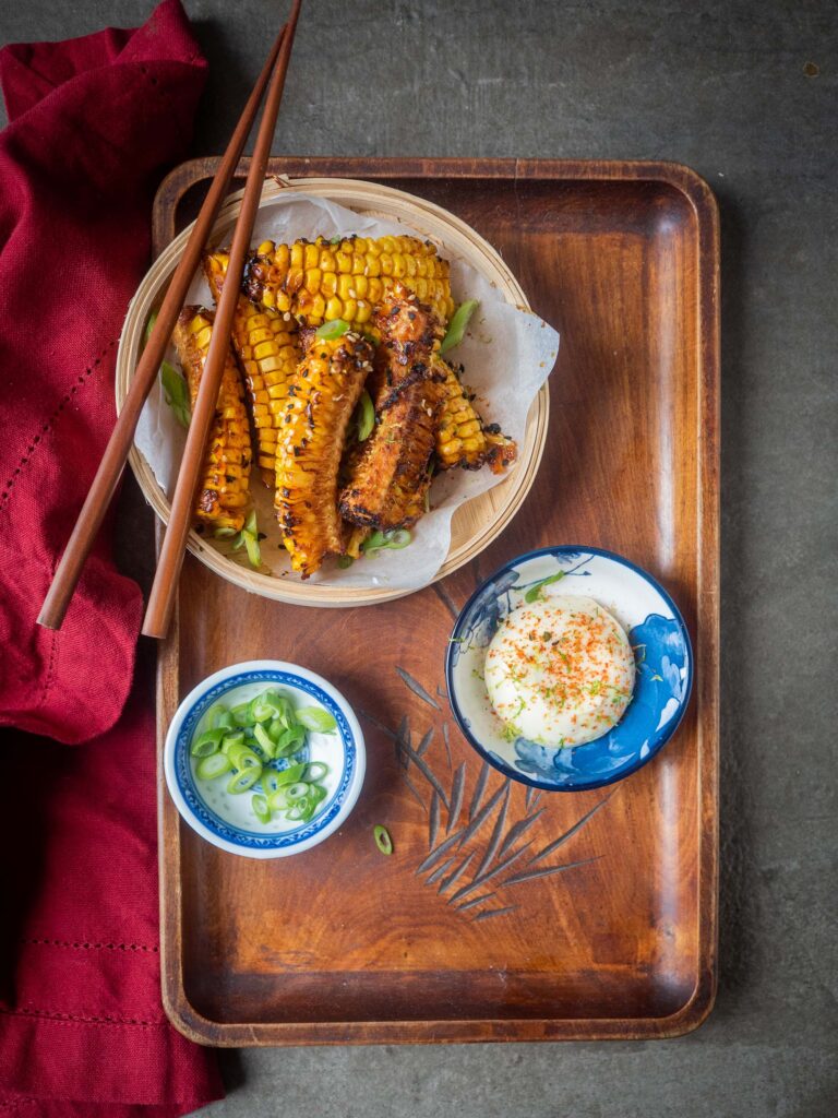 Cornribs met misoboter en shichimi togarashi
